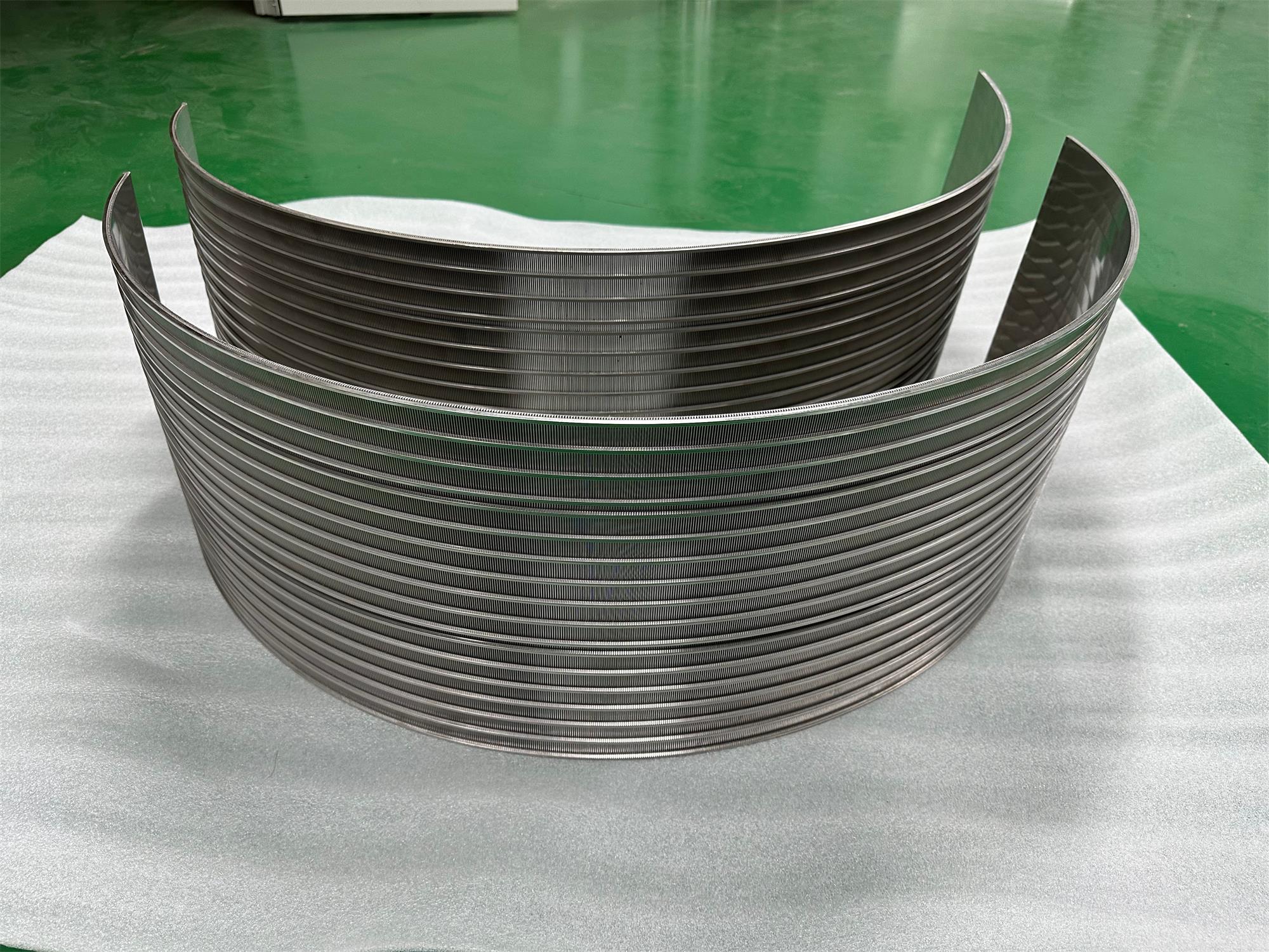 On the left, a traditional milled screen prone to clogging and wear. On the right, our high-open-area wedge wire solution. The choice for higher efficiency and lower cost of ownership is clear. Centrifuge Screen
